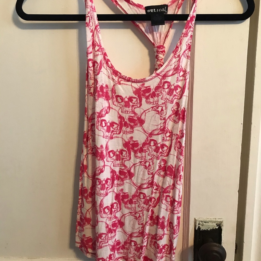 Skull tank top